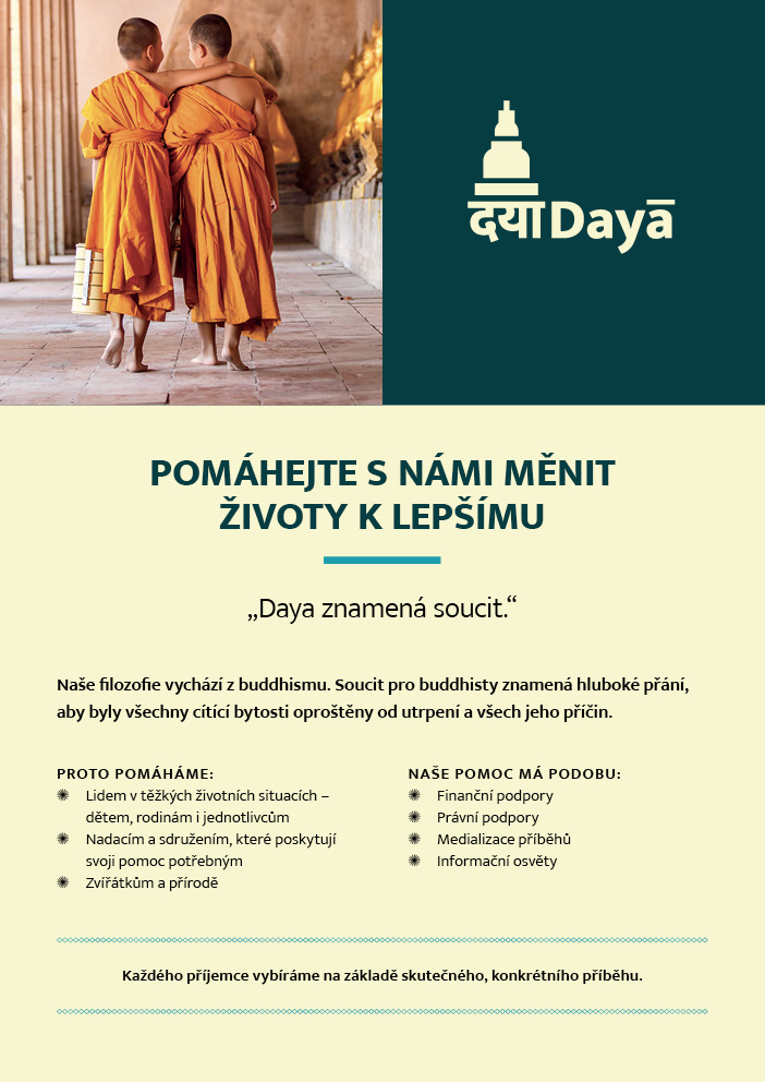 Leták Nadace Daya